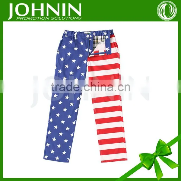 Best Sellers Promotion Adults Eye-catching American Flag Khakis
