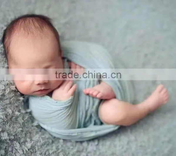 Newborn Cheesecloth Wrap Stretch Knit Warp Baby Cocoon Wrap Newborn Photography Props photo-4