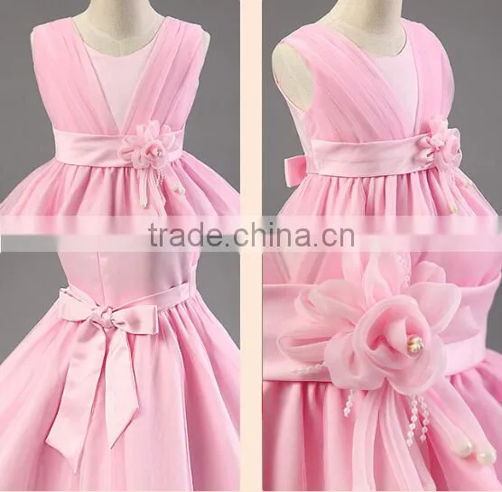 Kids Clothes Flower Dresses for Girls Party Dresses photo-6
