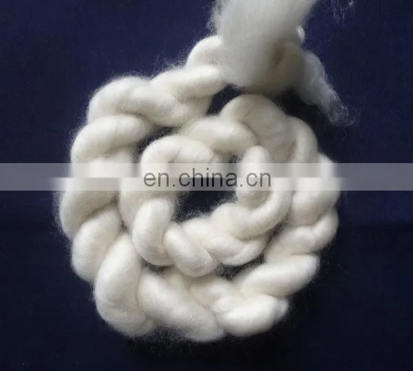 Dehaired and Combed Cashmere Tops White,cashmere Tops Used for Worsted Spinning Yarn photo-2