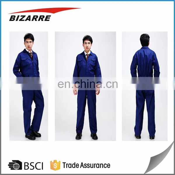 Hot Sale 100% Cotton Sreen Print Mechanic Coveralls For Worker photo-3