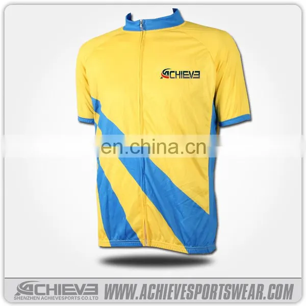 Wholesale Sublimated Dry Fit Custom Design Cycling Jersey Green photo-6