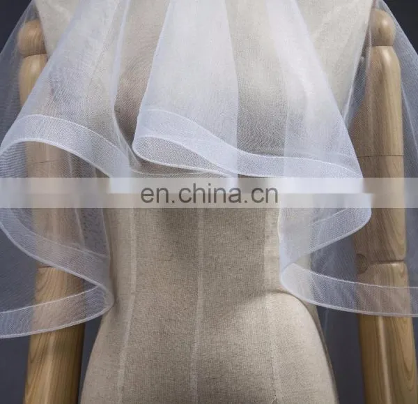 Wholesale High Quality Wedding Accessories Bridal Veil Organza photo-6