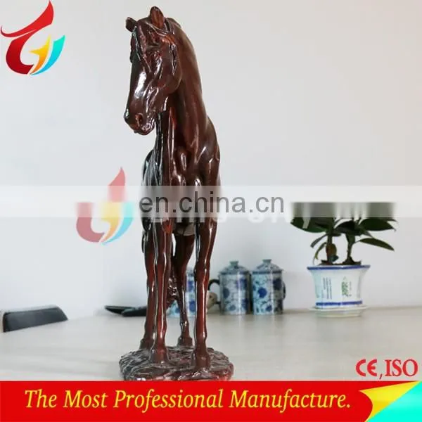 Attractive Lifelike Fiberglass Racing Horse photo-5