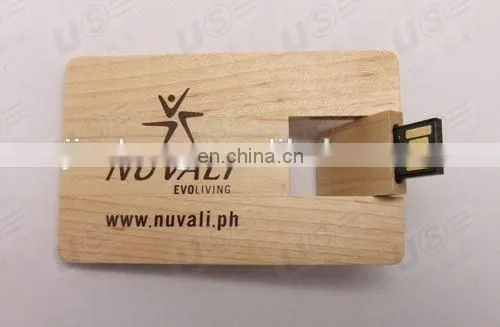 Personalised Custom Rectangle Clamp Wooden Usb Stick Cover photo-6