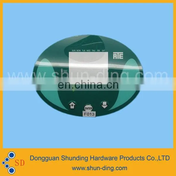 Adhesive PC material faceplate