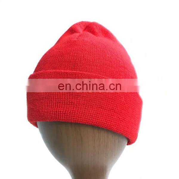 Wholesale Custom Acrylic Knitted Beanie With Logo Embroidery photo-5