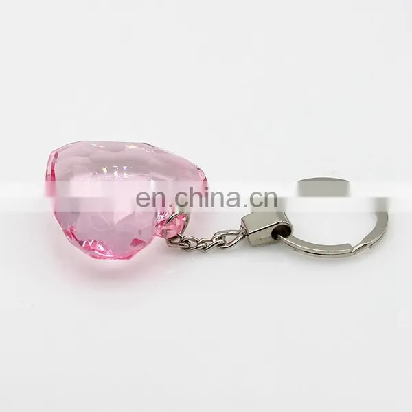 2017 Wholesale Wedding Gifts Crystals Heart Design Key Chain photo-2