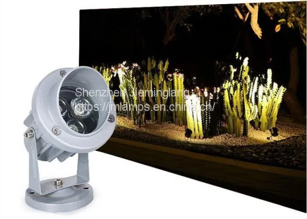 High Quality Shenzhen Jie Minglang Production JML-SL-C05W Led Lawn Projection Lamp Round Floor Lamp 5W photo-5