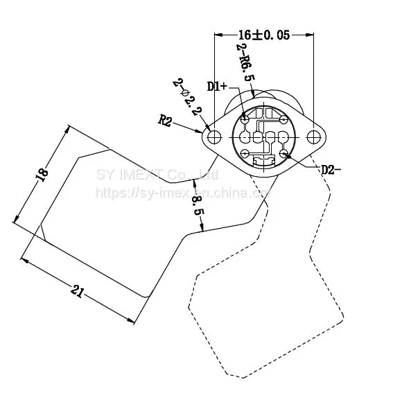 MX-MG-096 Mechanical Infrared Thermal Imaging Shutter, Flag Type Freeshipping , No MOQ Limited photo-5