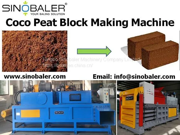 Coco Peat Block Making Machine