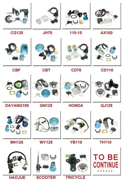 DAYANG Auto Electrical Parts Motorcycle Lock Set Igniter Coil photo-5