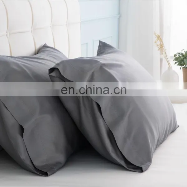 Natural Hypoallergenic Breathability Cozy Summer Bamboo Fiber Durable Pillowcases photo-3