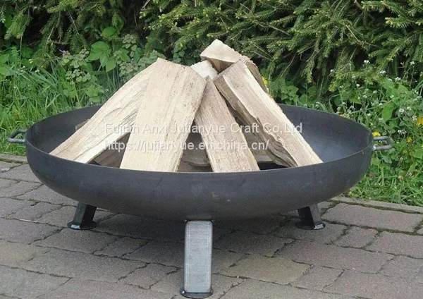 Upgraded] FEMOR Large 3 in 1 Fire Pit With BBQ Grill Shelf,Outdoor Metal Brazier Square Table Firepit Garden Patio Heater/BBQ/Ice Pit With Waterproof Cover (Fire Pit & Grill) photo-4