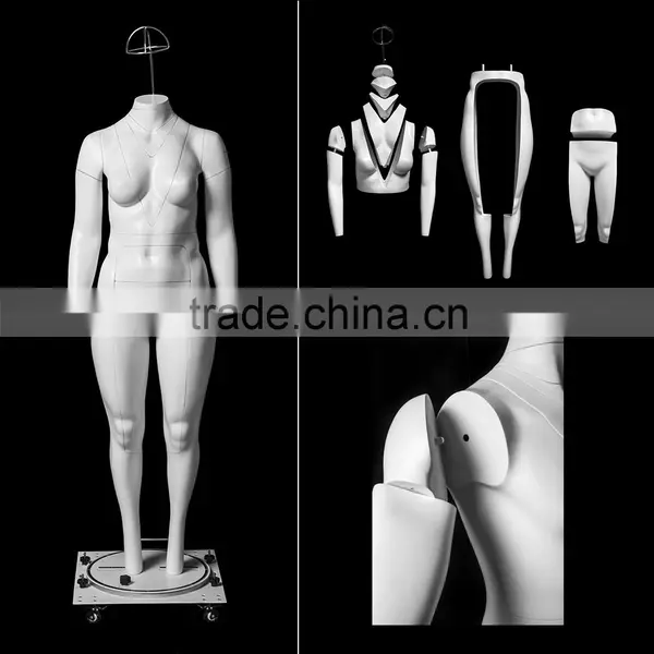 GH24 Female Fiberglass Mannequins Plus-size Women Ghost Mannequin Fat Model photo-2