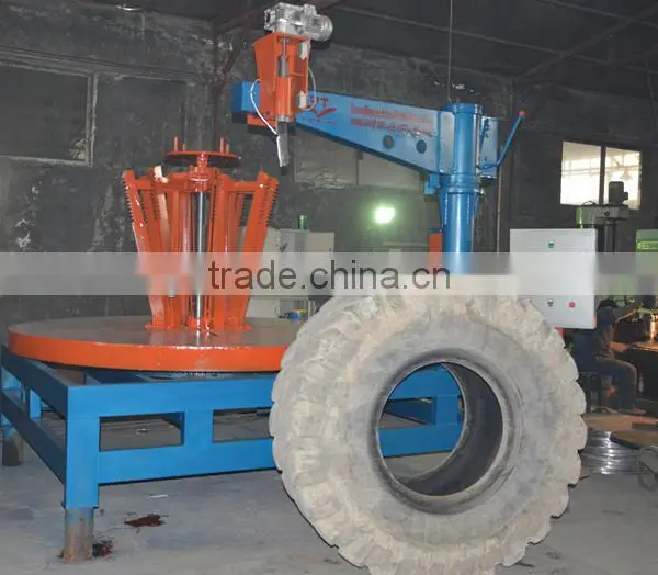 Hot Selling Otr Tire Cutter Machine/used Otr Tire Bead Separator Machinery Plant for Sale photo-2