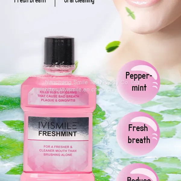 IVISMILE Fresh Breath Mint Flavor Mouthwash photo-4