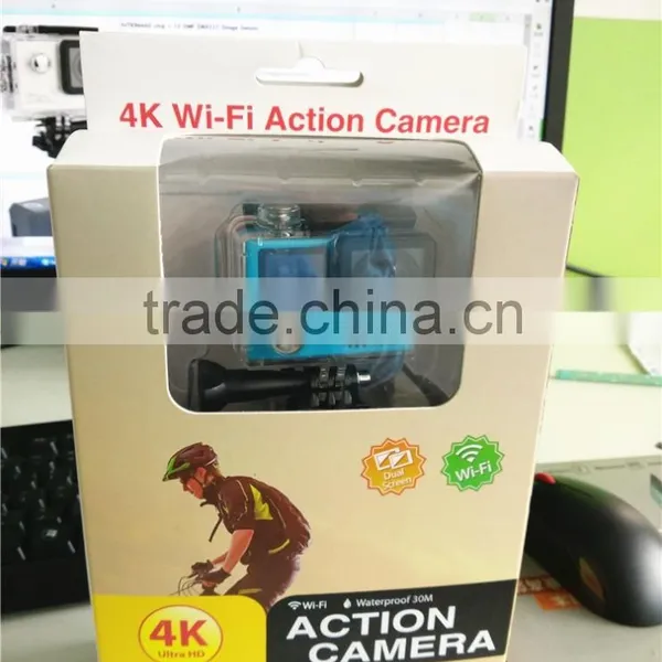 0.95" OLED Front Screen 2.0" LCD Back Screen Dual Screen 4K(3840*2160) Action Camera H3 With WiFi Remote Controlling Via APP photo-3