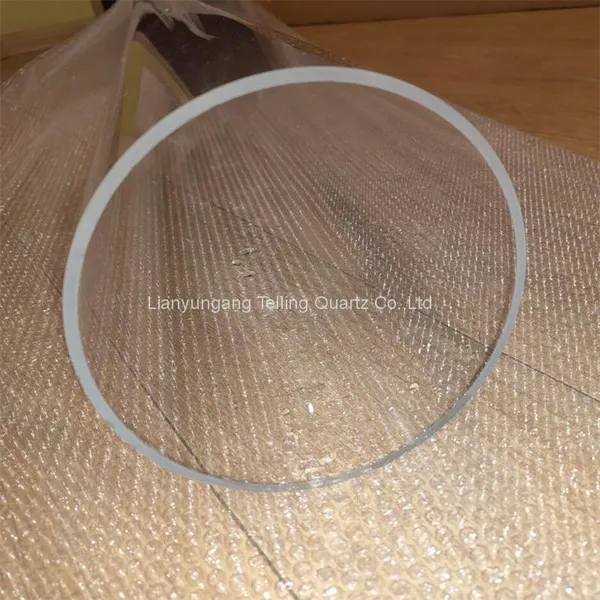 Large Diameter Quartz Glass Tube Clear Quartz Tube photo-2