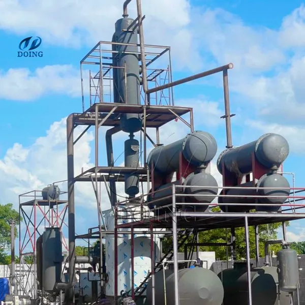 Overall Services Waste Motor Engine Oil to Diesel Distillation Machine Waste Oil Distillation Plant photo-4