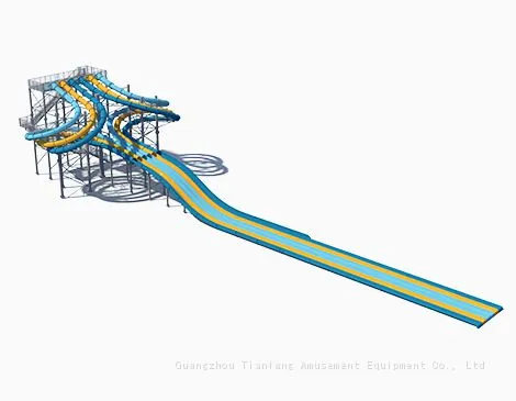 Children's Water Park Slide Equipment Swimming Pool Entertainment Indoor Family Water Slide photo-2