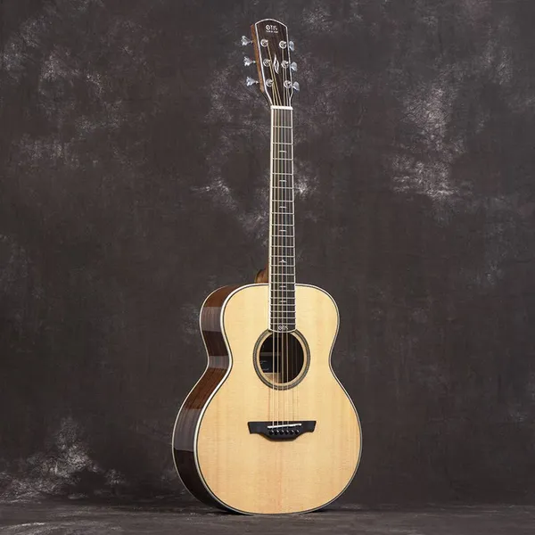 36inch Otis Spruce Solid Top Guitar Wholesaler Travel Acoustic Guitar Supplier 360L Wood Guitar Manufacturer photo-2