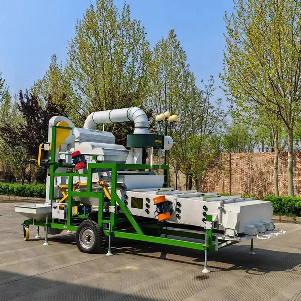 5XFZ-10 Combined Wheat Seed Cleaning and Grading Machine Barley Naked Oats Buckwheat Fine Cleaner With Gravity Separator Wind Sorter photo-3