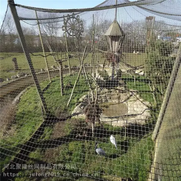 304/316 Stainless Steel Hand-Woven Cable Rope Mesh for Garden Fence & Zoo Enclosure photo-3