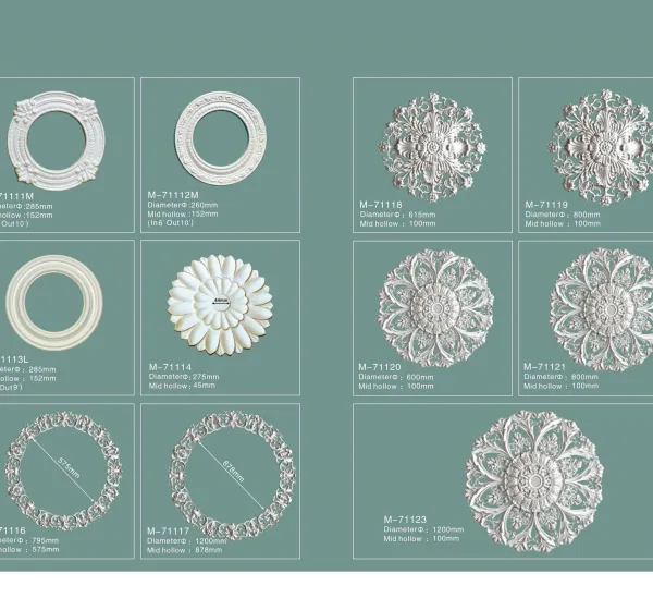 Top Sell Ceiling Panel Ceiling Medallion Pu Decoration Modern Polyurethane Anti-aging Ceiling Decoration Combination photo-4