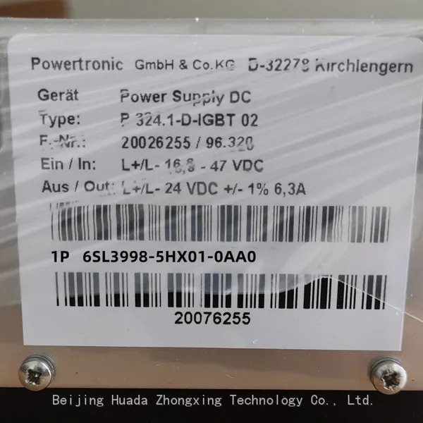 6SL3958-6HC01-0AA0︱INNOMOTICS SM150 Alimentation