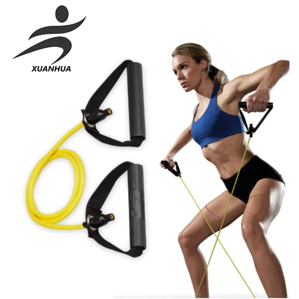 Resistance Bands With Handles, Exercise Bands With Handles, Door Anchor | Physical Therapy & Rehab, Home Workout Pilates Yoga
