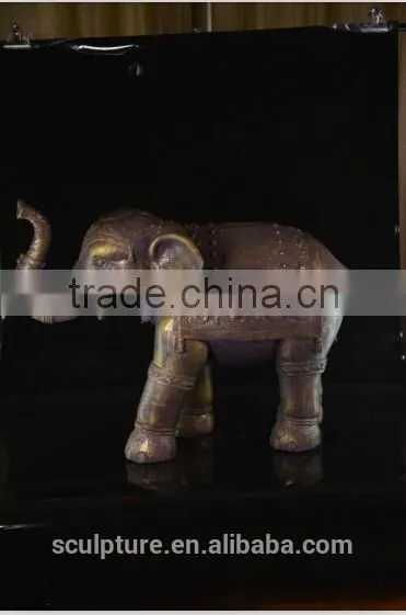 Modern Small Copper Animal Arts Sculpture For Home Decoration