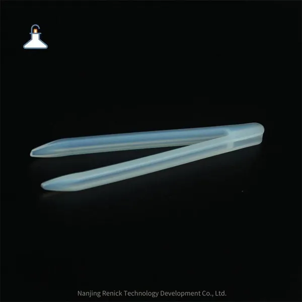 teflon fixture pfa tweezers for picking up wafers and silicon wafers ptfe tweezers