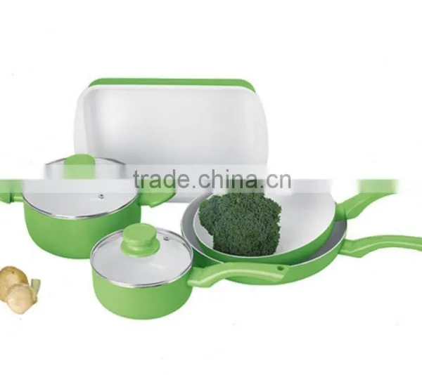 7pcs Cookware Sets Include of Sauce Pan ,sause Pot ,frying Pan ,roast Pan