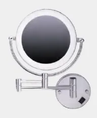 Bathroom Makeup Mirror With LED Light for Dressing/wall Mounted Folding Telescopic Mirror（Wechat:13510231336）