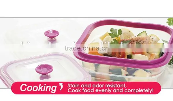 1000ml 100%Silicone Food Container, Take Away Vacuum Lunch Box, Foldable, Non-stick, BPA FREE,, FDA, LFGB, photo-5
