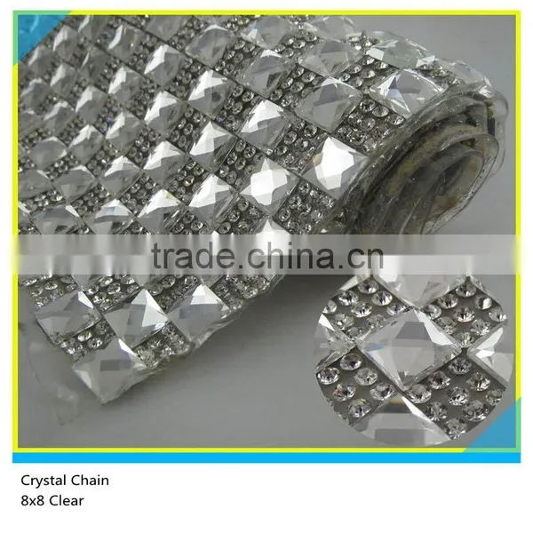 24*40 cm Siam Beads Mix Crystal Rhinestone Clear Glue Mesh Sheets Wholesale photo-5