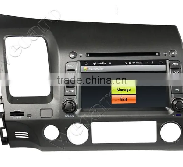 Wecaro Android 4.4.4 Car Dvd China Factory for Honda Civic Dvd Gps Mirror Link 2006 - 2011 photo-3
