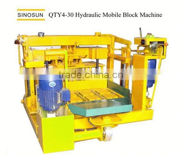 mobile brick Making Machine made in China SINOSUN brand hot sale