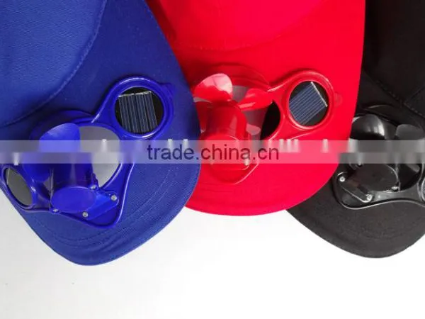 5 Panel Custom Solar Fan Hat for Summer photo-3