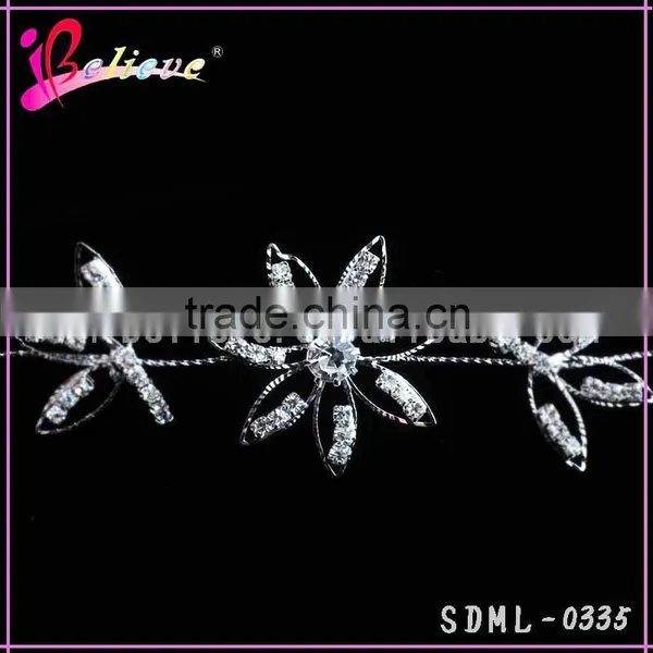 2015 Fashion Hairband With Stones,crystal Diamond Flower Hairband for Pretty Girls photo-3