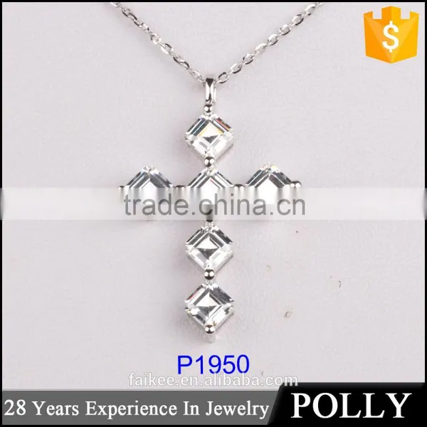2015 Hight Quality 18k White Gold With 3 Layer Engagement Necklace photo-4