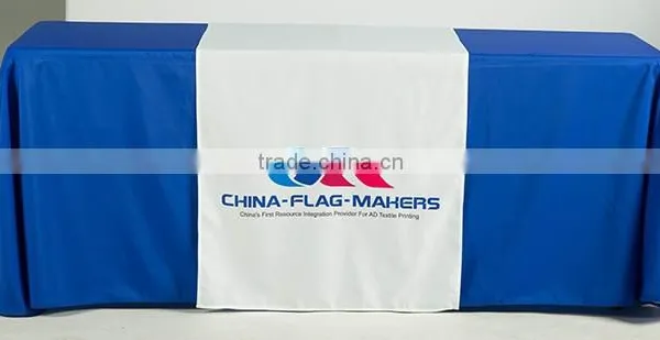 Custom Polyester Fabric Brown Solid Table Runner photo-4