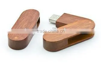 Natural Wooden Usb Flash Drives ,2gb/4gb/8gb/16gb Wooden Swivel Usb Flash Drives With Box ,custom Wooden Sticks photo-2