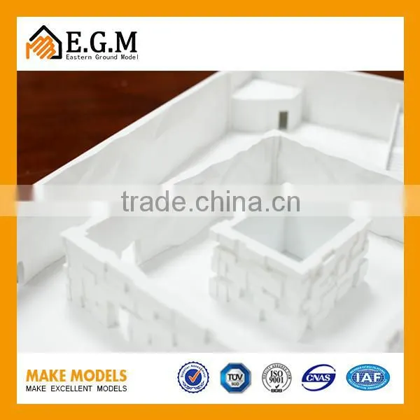 3D Printing White Miniature Scheme Model photo-2