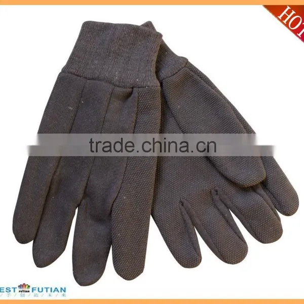 Brow Jersey Glove, Mini PVC Dots