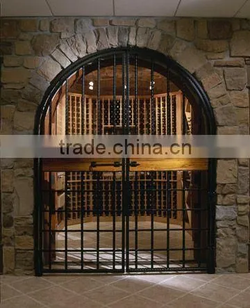 Wrought Iron Decorative Wine Cellar Gate,customized Size,hand-forged Door photo-4