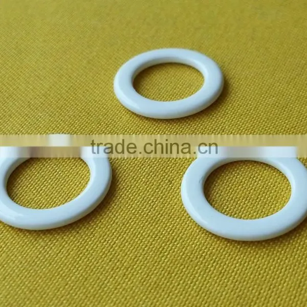 10mm Inner Sprayed White Shiny Metal Ring For Underwear --- C001 photo-3