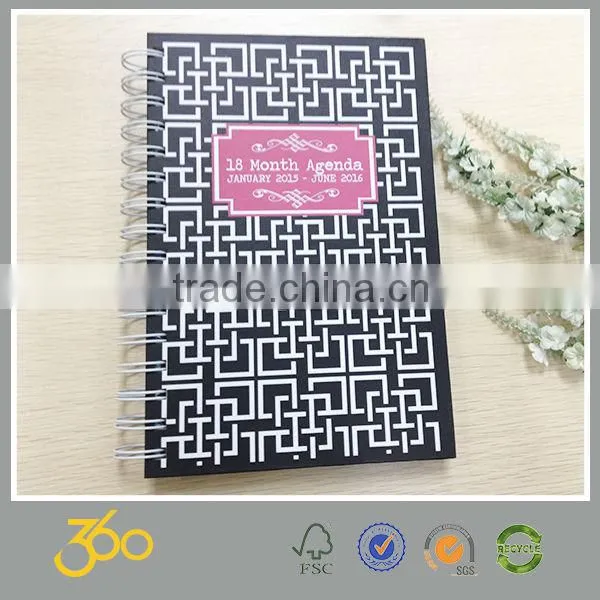 Spiral Notebook Color Pages Printed Notebook Custom