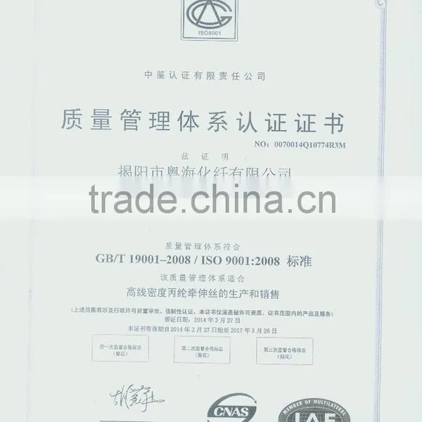 30D~300D Raw White Bright DTY Polypropylene Yarn photo-2
